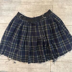Plaid Mini Skirt